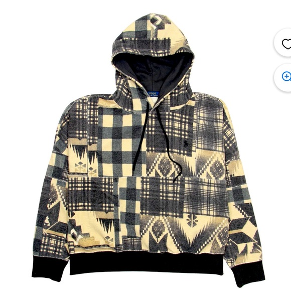 Polo Ralph Lauren Sweaters - Polo Ralph Lauren Embroidered Pony Cotton Blend Hoodie